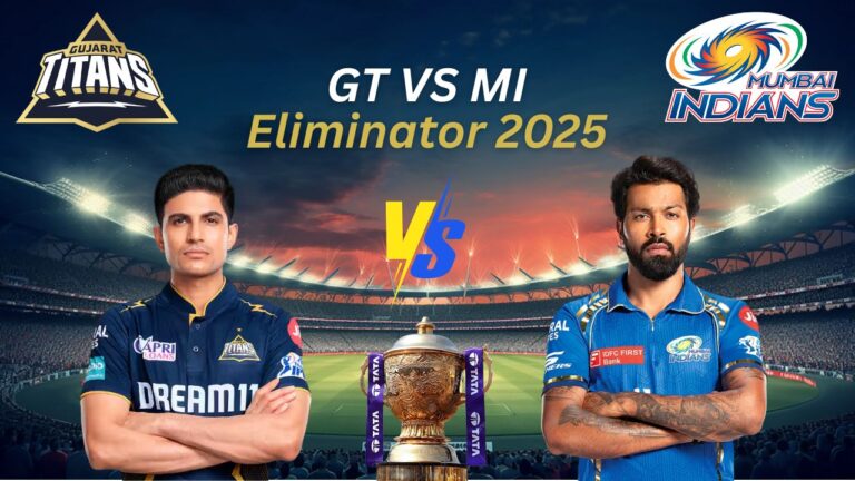 GT vs MI Eliminator 2025