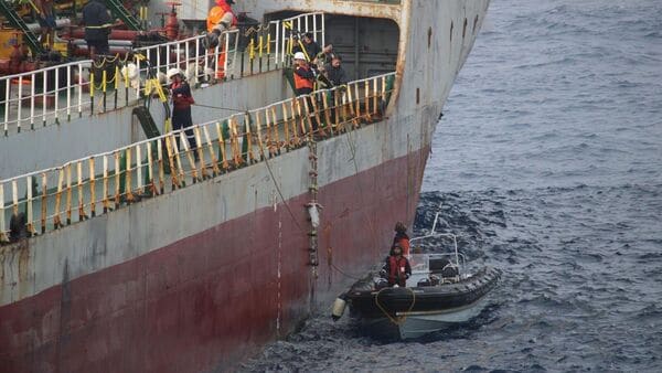 Oman Ship Fire